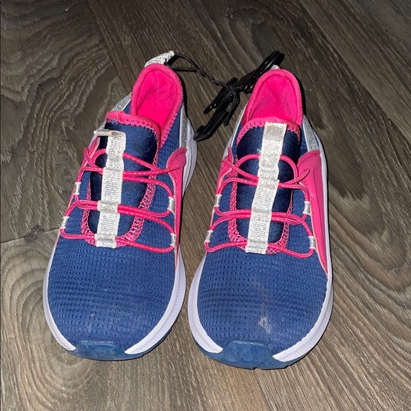 Athletic Works Kids Sneakers in Navy and Hot Pink - Picture 1 of 4